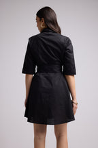 Robe Courte - Biba Court Uni - Noir