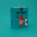 Boîte du coussin gonflable Spicy Diablo OMY – Design épicé et humour décalé