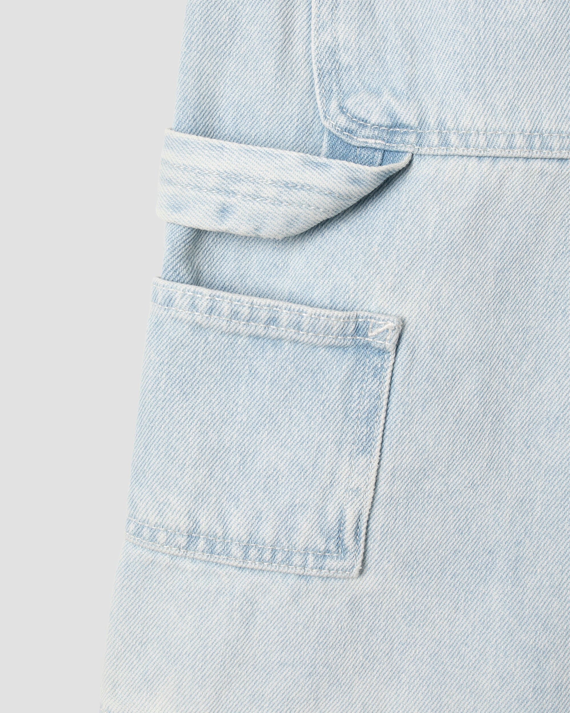 Big Job Short - Lite Blue Denim