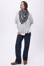 Gran bandana Grande Serre - Negro - Mujer