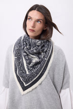 Gran bandana Grande Serre - Negro - Mujer