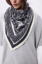 Gran bandana Grande Serre - Negro - Mujer