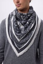 Grand Bandana Grande Serre - Noir - Homme