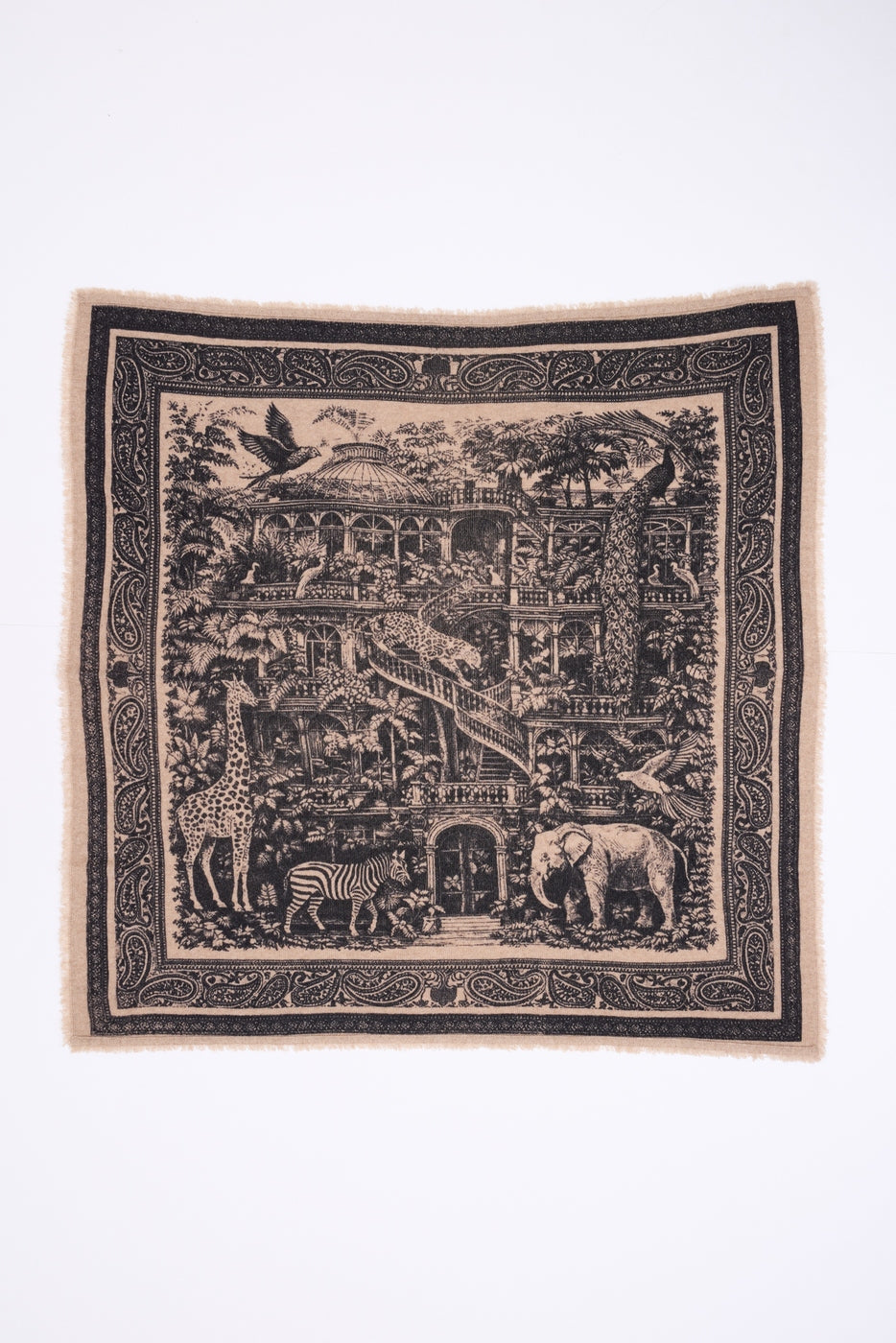 Gran bandana Grande Serre - Beige crema - Hombre
