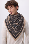 Gran bandana Grande Serre - Beige crema - Hombre