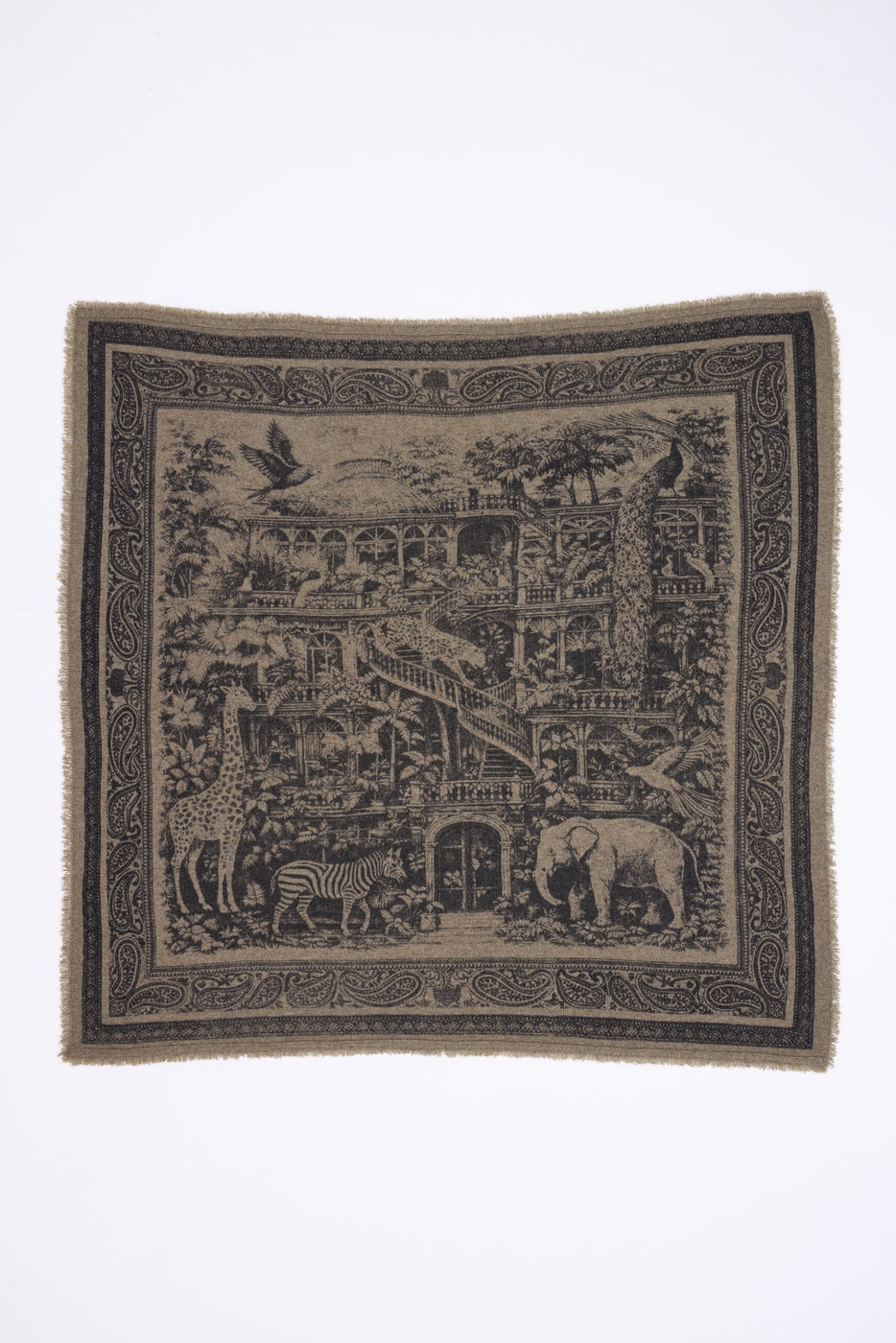 Bandana grande Grande Serre - Caqui jaspeado - Mujer