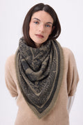 Bandana grande Grande Serre - Caqui jaspeado - Mujer