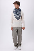 Bandana grande Grande Serre - Azul marino - Hombre