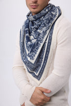 Bandana grande Grande Serre - Azul marino - Hombre