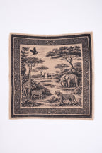 Grand Bandana Toile De Jouy - Beige Creme - Femme