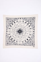Grand Bandana Zodiac - Blanc - Homme