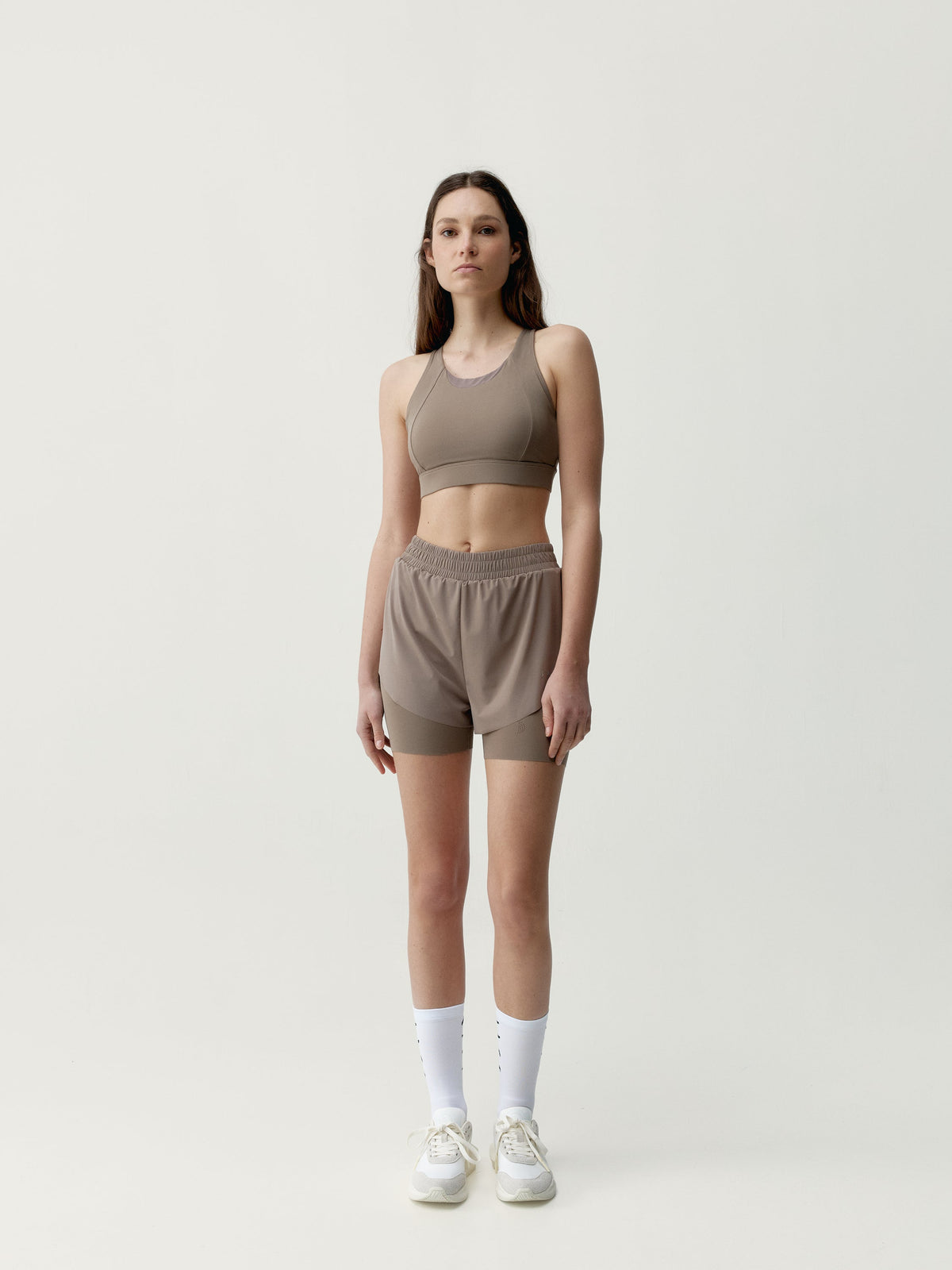 Szorty Bikila - Taupe - Damskie