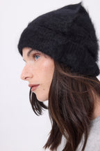 Gorro – Cachemira cepillada Bill - Negro - Unisex