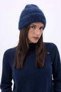 Beanie – Brushed Cashmere Bill - Navy Blue - Unisex