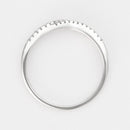 Bague"Liaison Sacrée" D0,10/24 - Or Blanc 375/1000