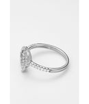 Bague "Indira" - D0,22/36 - Or Blanc