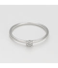 Anillo "Rinata" - D 0.03Ct/7 - Oro blanco