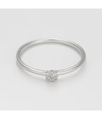 Anillo "Rinata" - D 0.03Ct/7 - Oro blanco