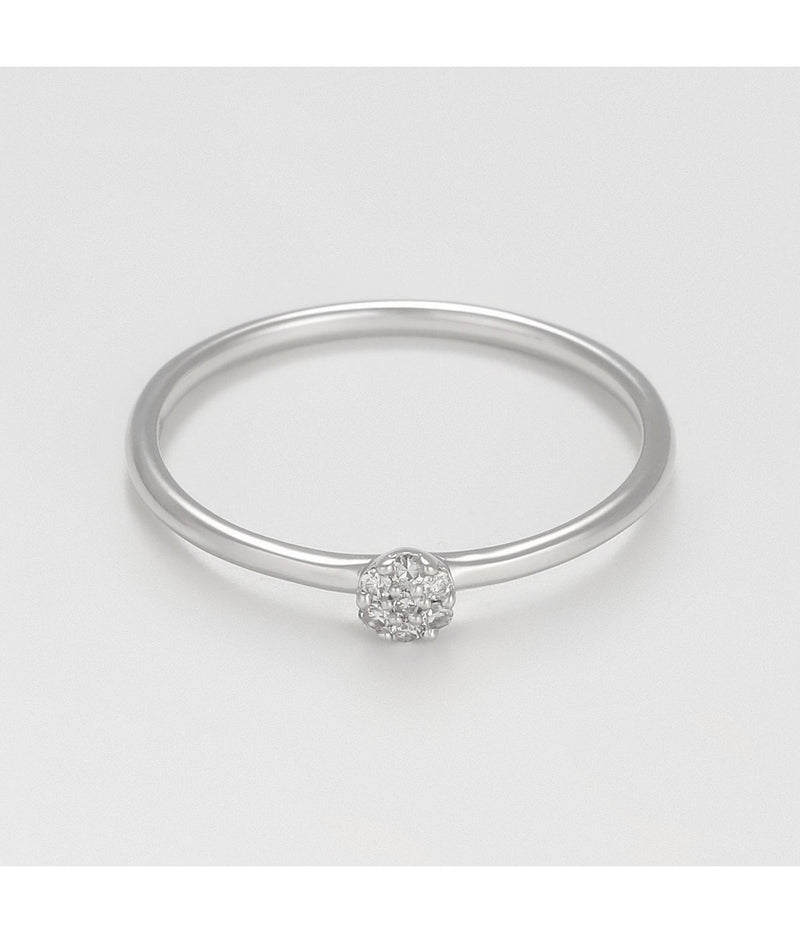 Bague "Rinata" - D 0,03Ct/7 - Or Blanc
