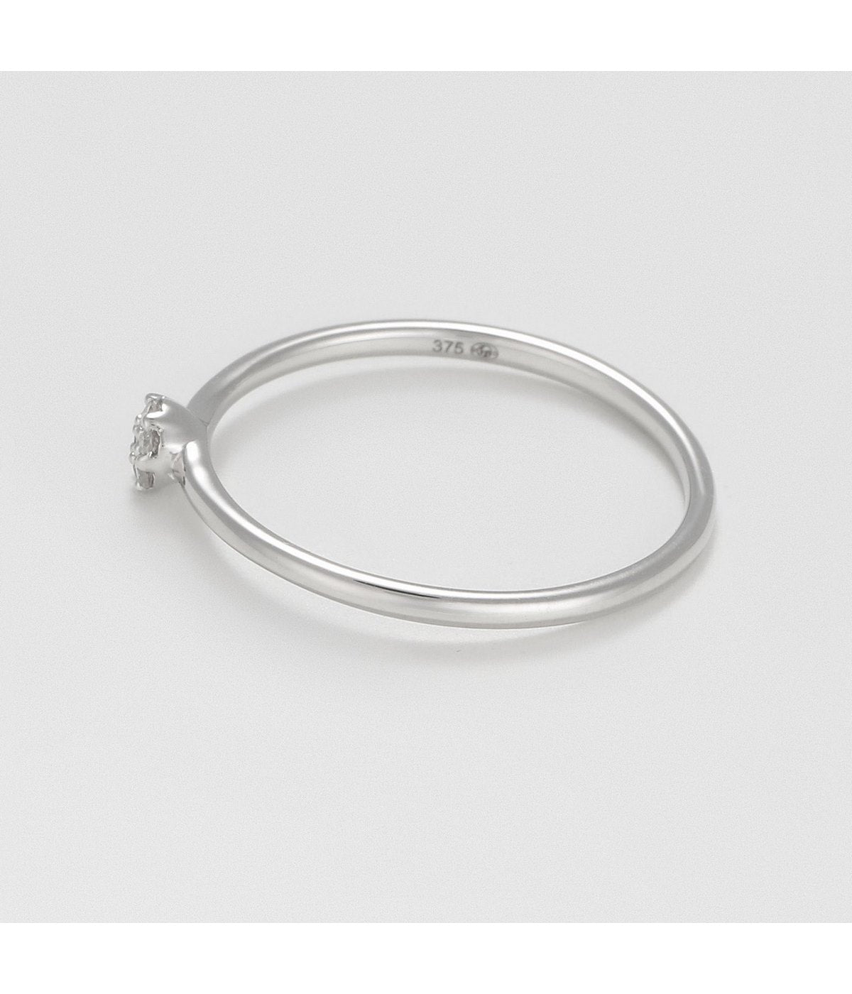 Anillo "Rinata" - D 0.03Ct/7 - Oro blanco