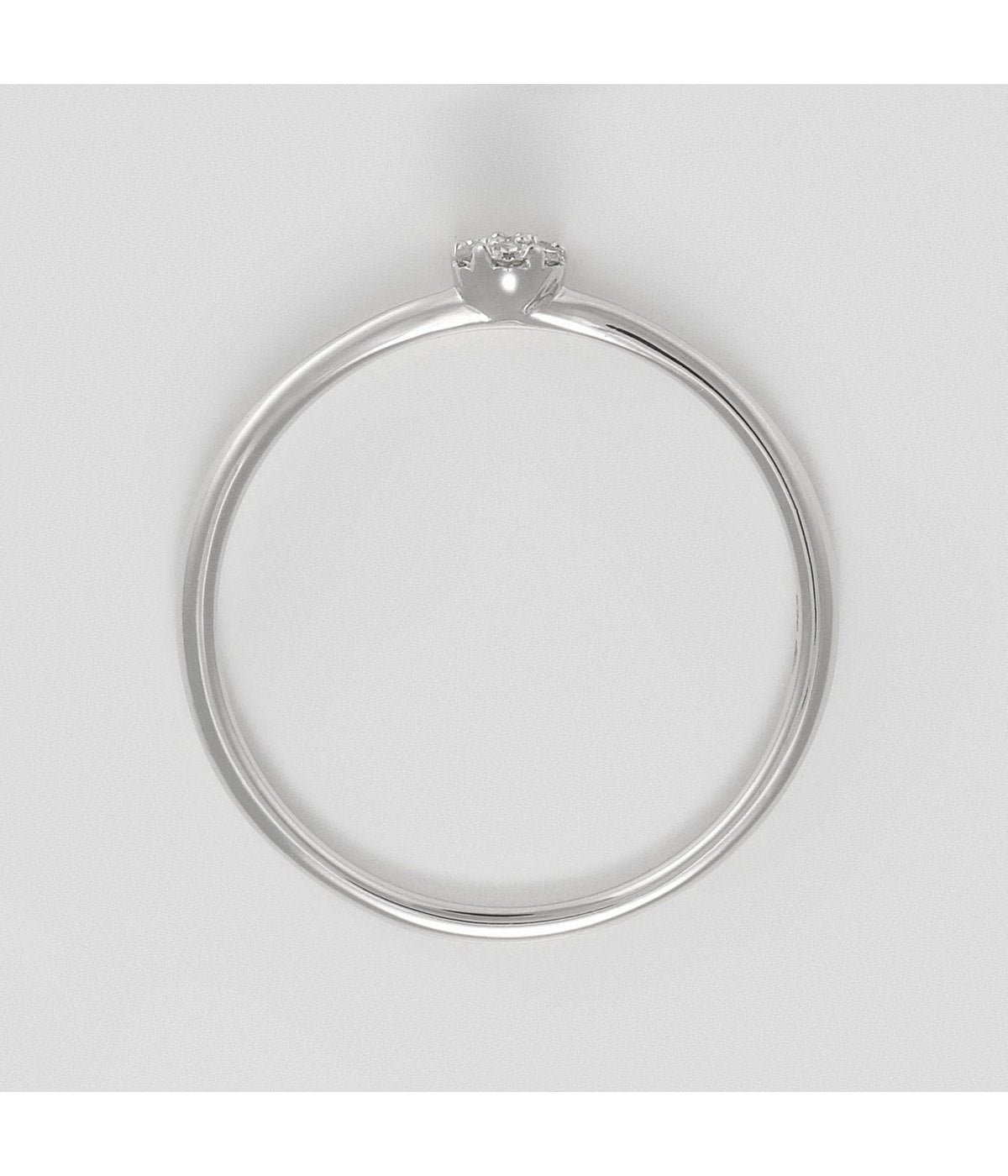 Anillo "Rinata" - D 0.03Ct/7 - Oro blanco