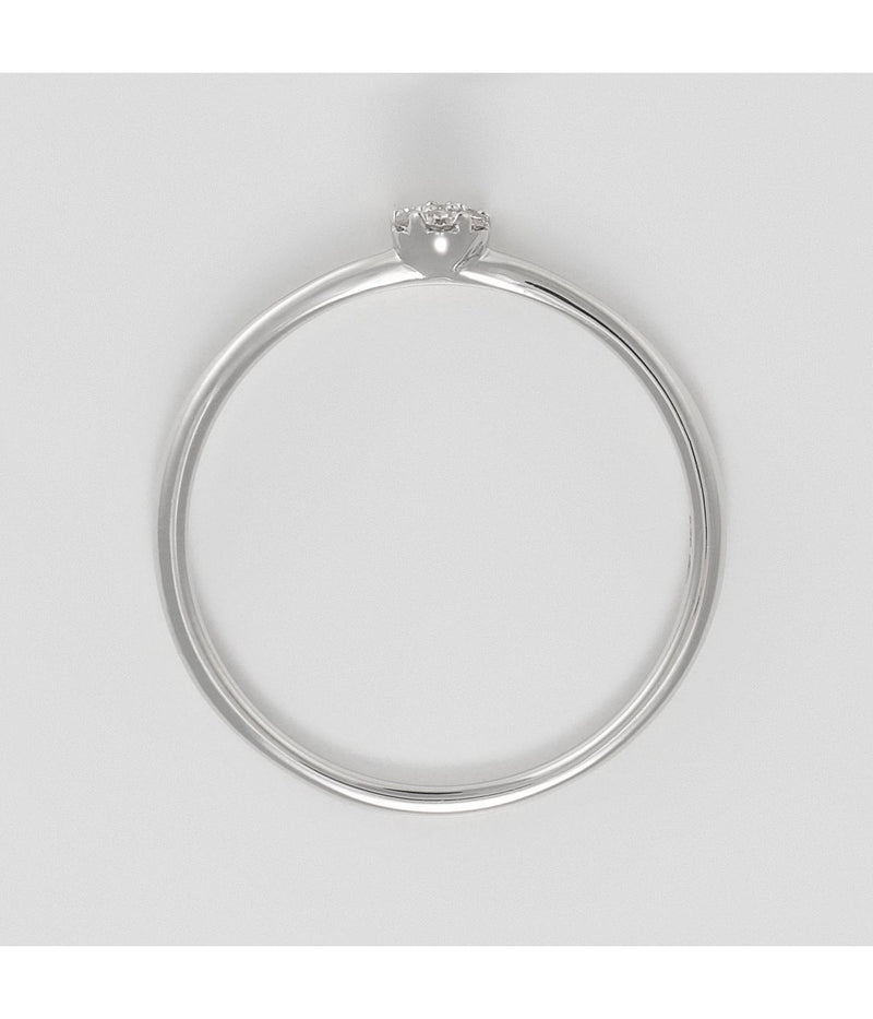 Bague "Rinata" - D 0,03Ct/7 - Or Blanc