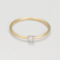 "Fivia" Ring, D 0.02/1 - 375/1000 Yellow Gold