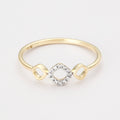Anillo “Precious Sharing” D0.03/12 – Oro amarillo