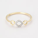 "Precious Sharing" Ring, D0.03/12 - Yellow Gold