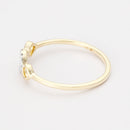 "Precious Sharing" Ring, D0.03/12 - Yellow Gold