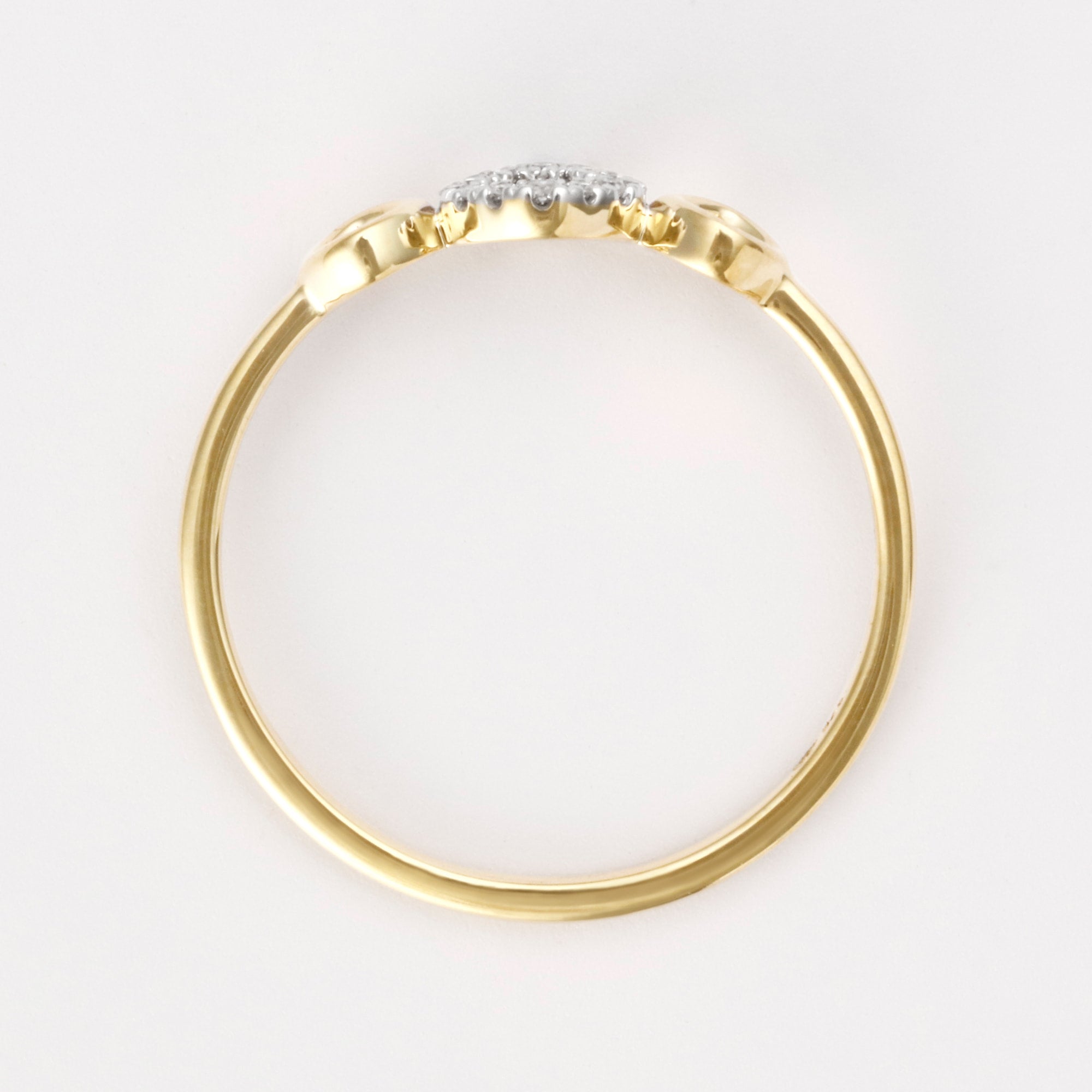Anillo “Precious Sharing” D0.03/12 – Oro amarillo