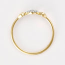 "Precious Sharing" Ring, D0.03/12 - Yellow Gold