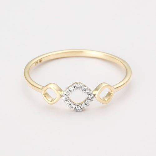 Bague "Partage Précieux"  D0,03/12 - Or Jaune
