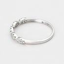 Bague "Infini Précieux" D0,15/30 - Or Blanc 375/1000