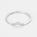 Anillo “Tesoro Opalescente” D0.03/7 – Oro blanco
