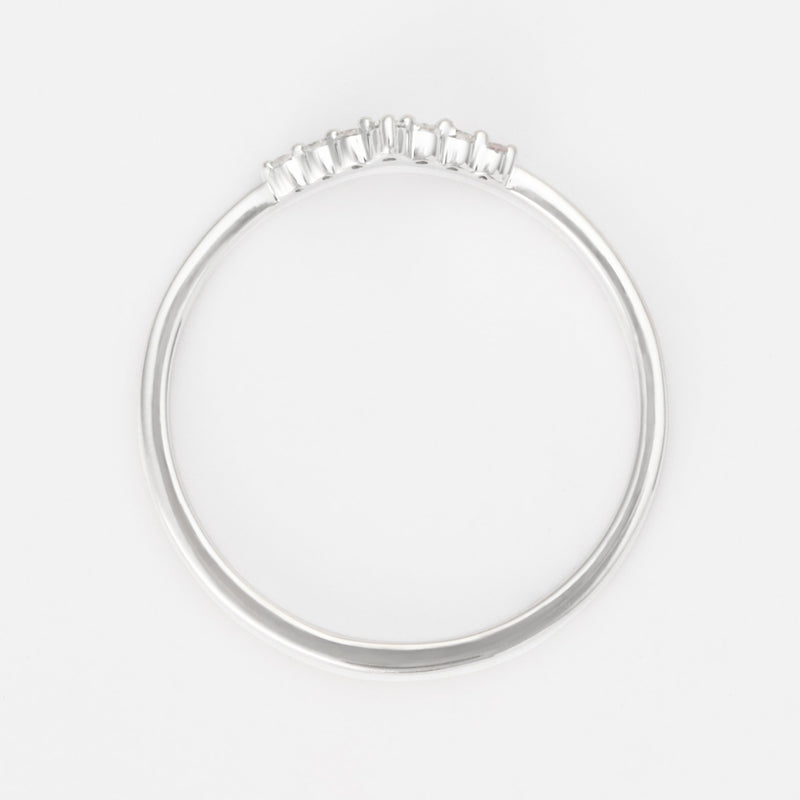 Bague "Trésor Opalescent" D0,03/7 - Or Blanc