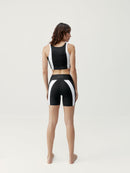 Pantalones cortos Bindi - Negro/Blanco - Mujer