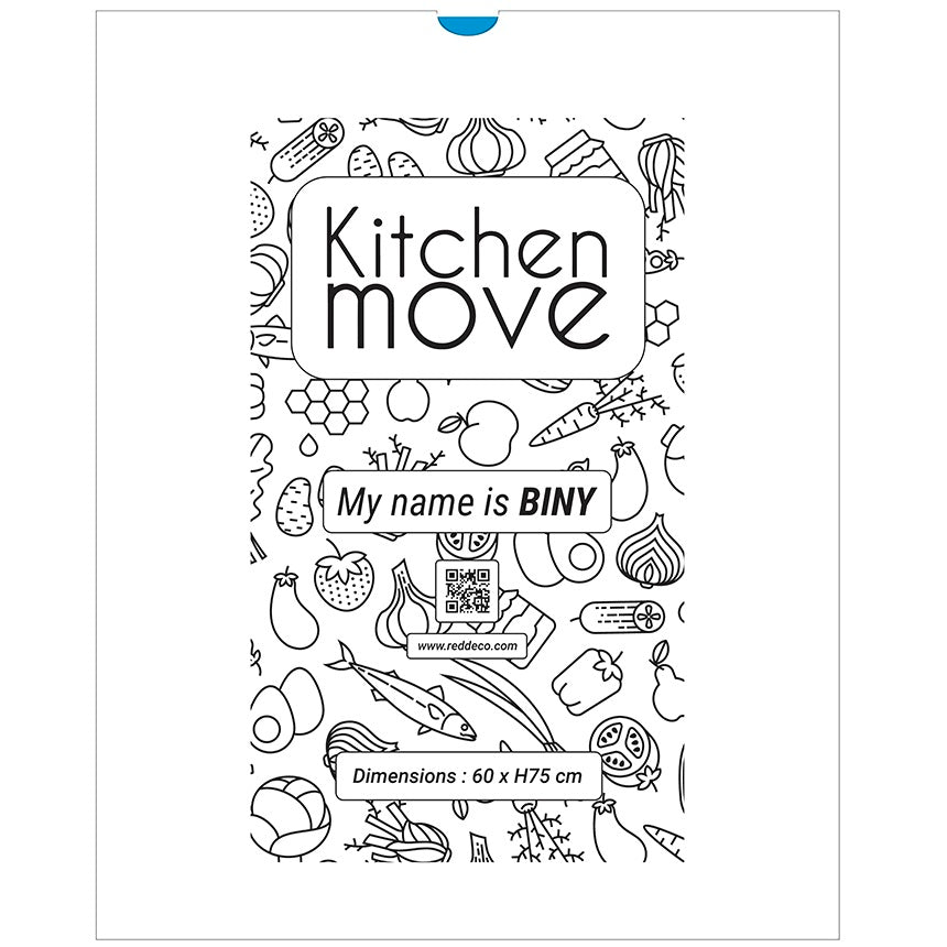 20 Sacs Poubelles Résistants Biny - 50L - Blanc