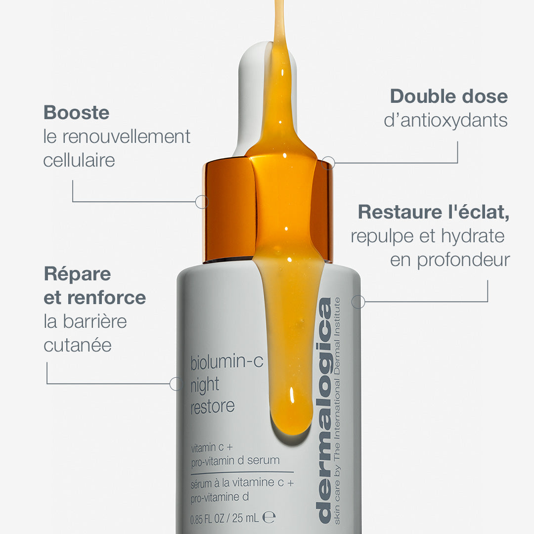 Biolumin-C Night Restore | Sérum de Noche Doble Antioxidante Vitamina C + Provitamina D
