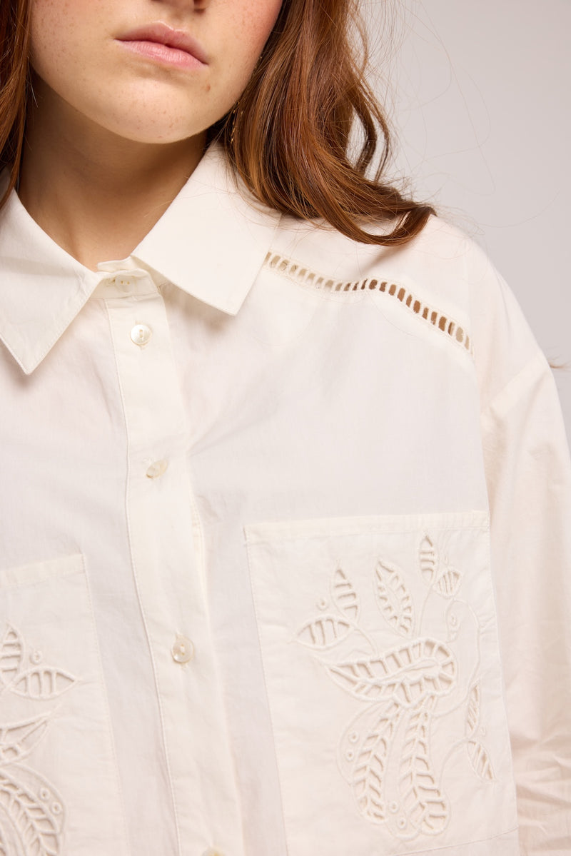 Birdie Blouse - Ecru