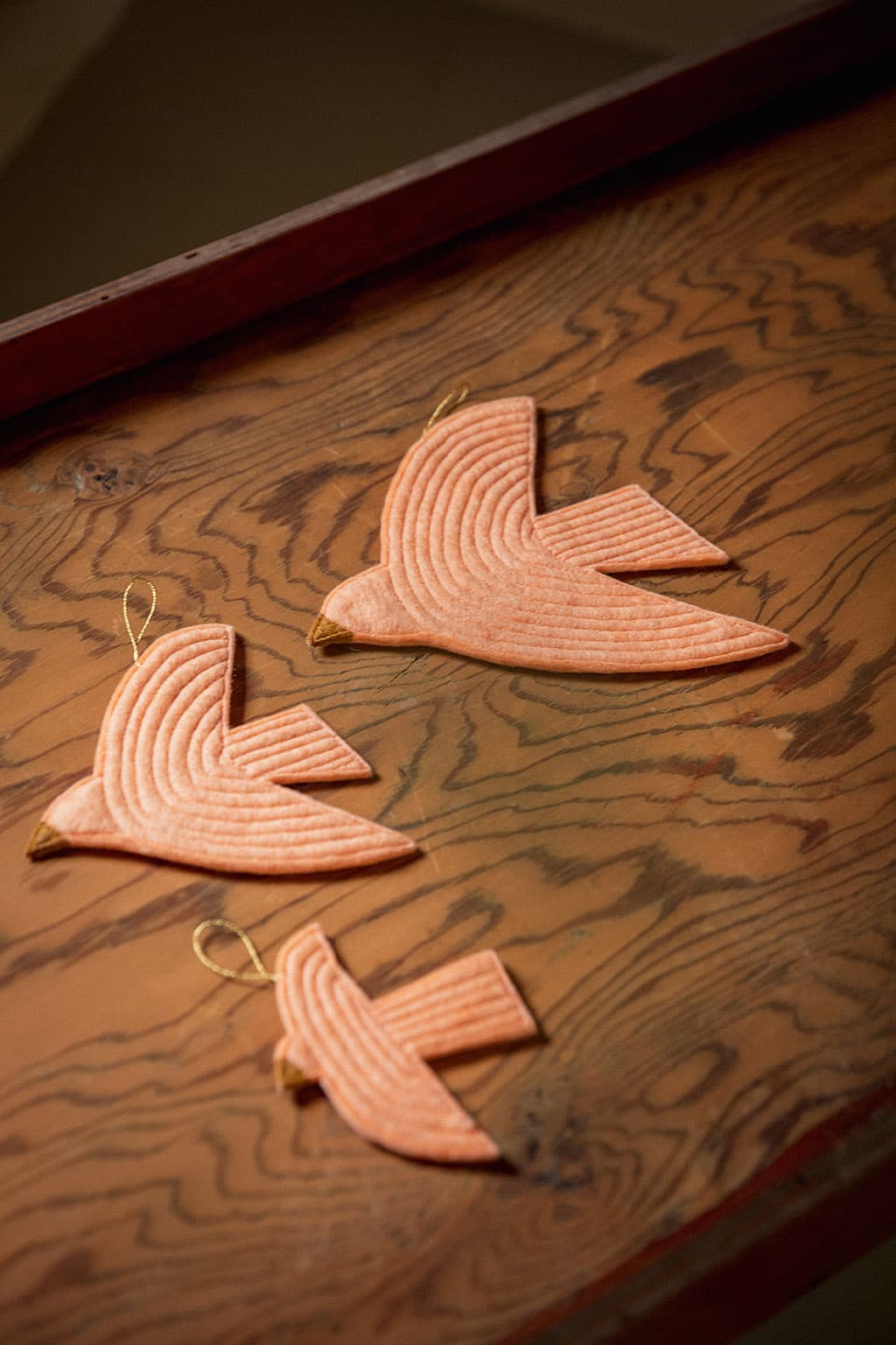 Trio Birdy À Suspendre - Blush