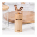 Moulin À Poivre/Sel « Cocorico » En Hêtre Huilé Naturel Ø6Xh.19 Cm