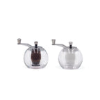 Acrylic Salt and Pepper Mill Set "Pesaro-Urbino" with 9 cm Handle