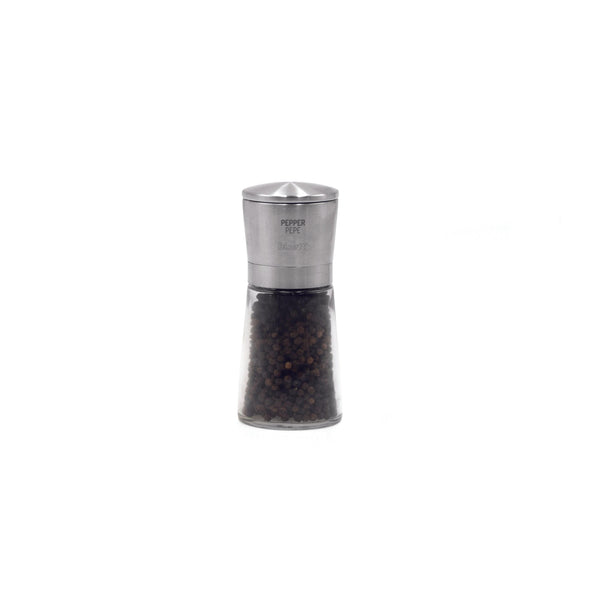 Glass/Steel Pepper Mill 13 cm