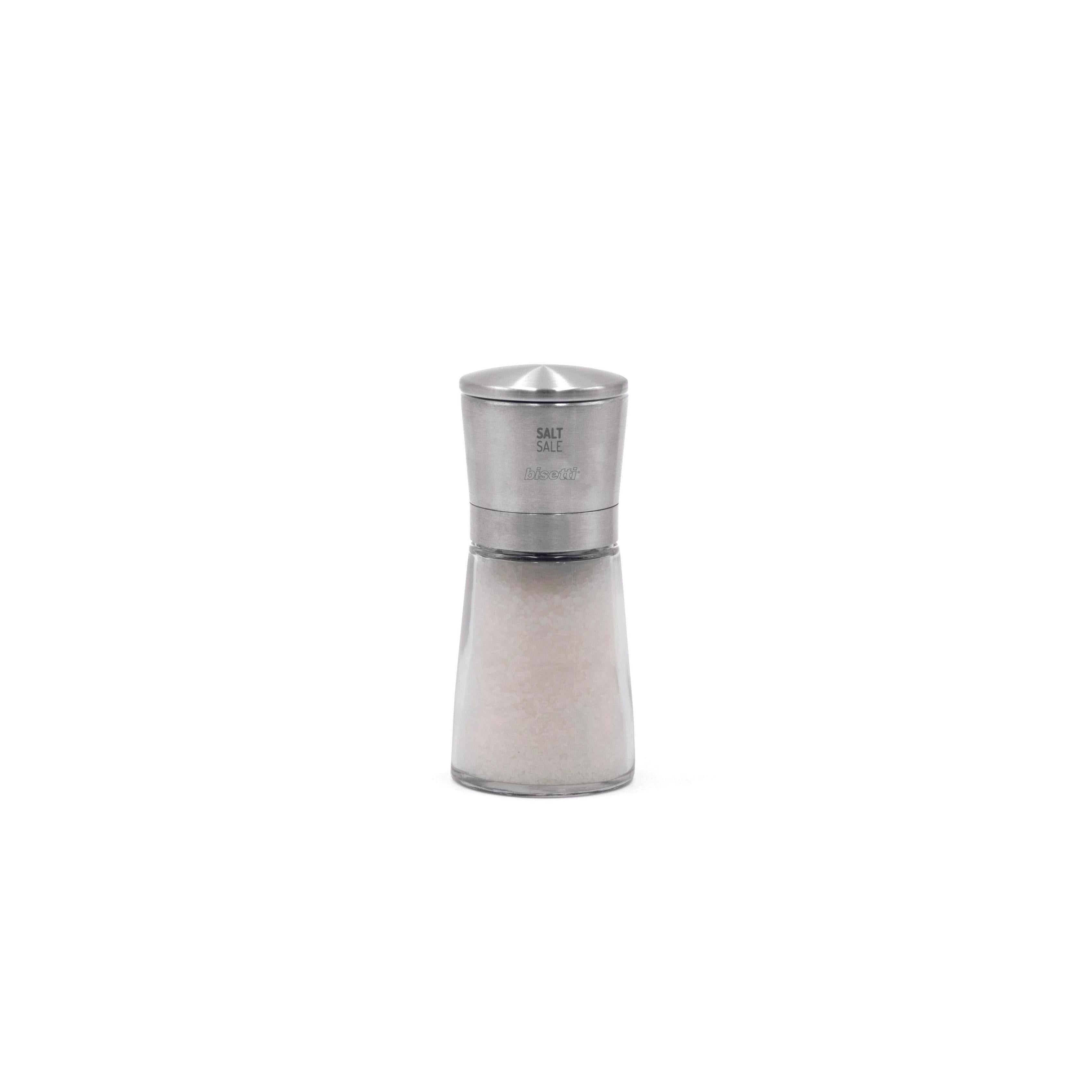 Glass/Steel Salt Mill 13 cm