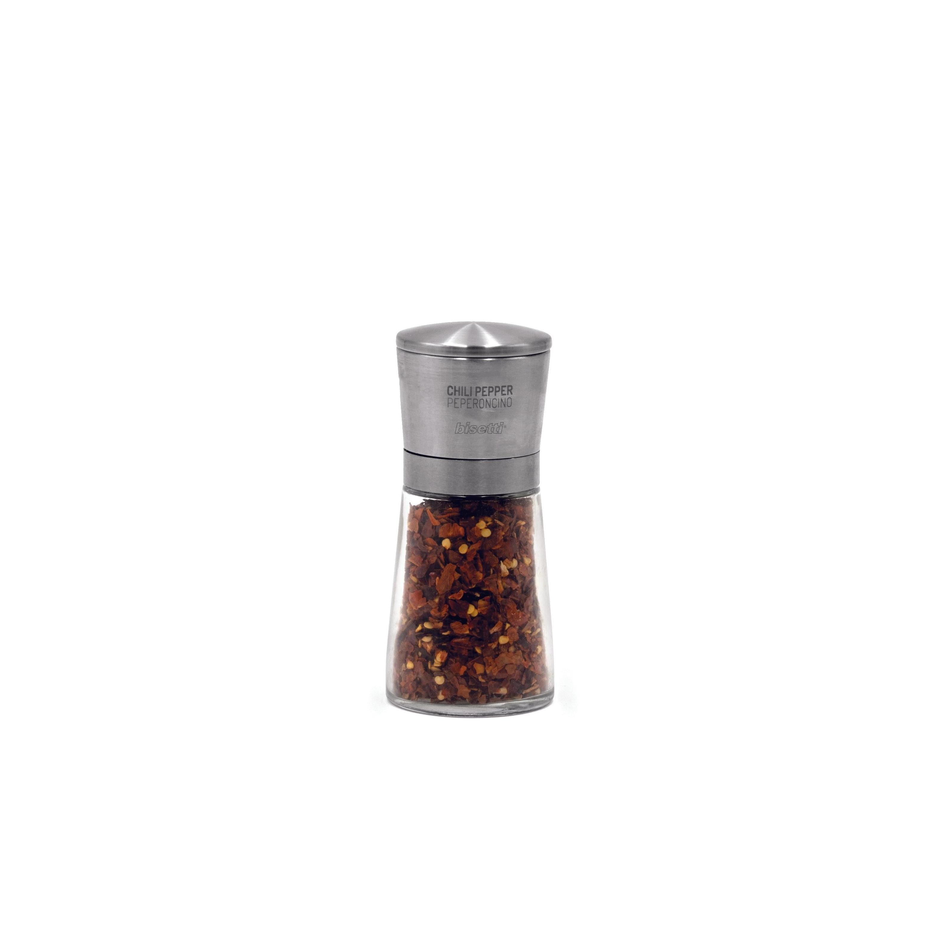 Glass/Steel Chilli Mill 13 Cm