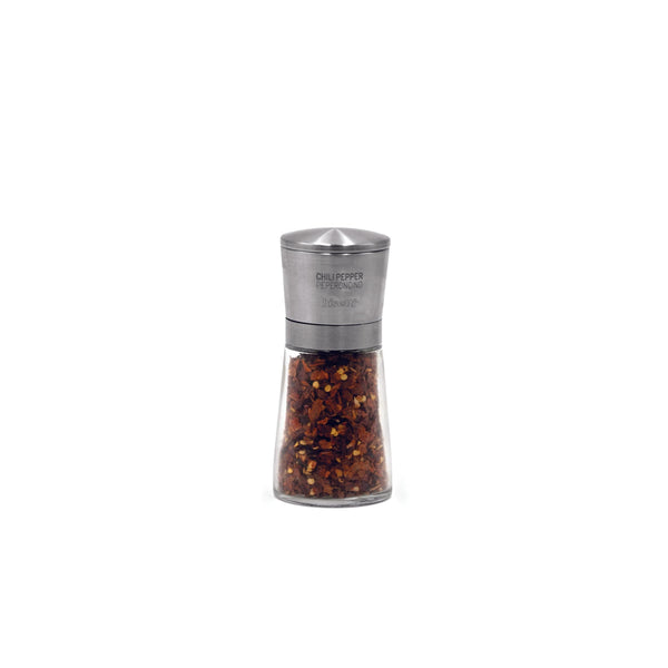 Glass/Steel Chilli Mill 13 Cm