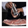 Pepper and Salt Mill - Acrylic and Stainless Steel "Dual Big" 19 cm