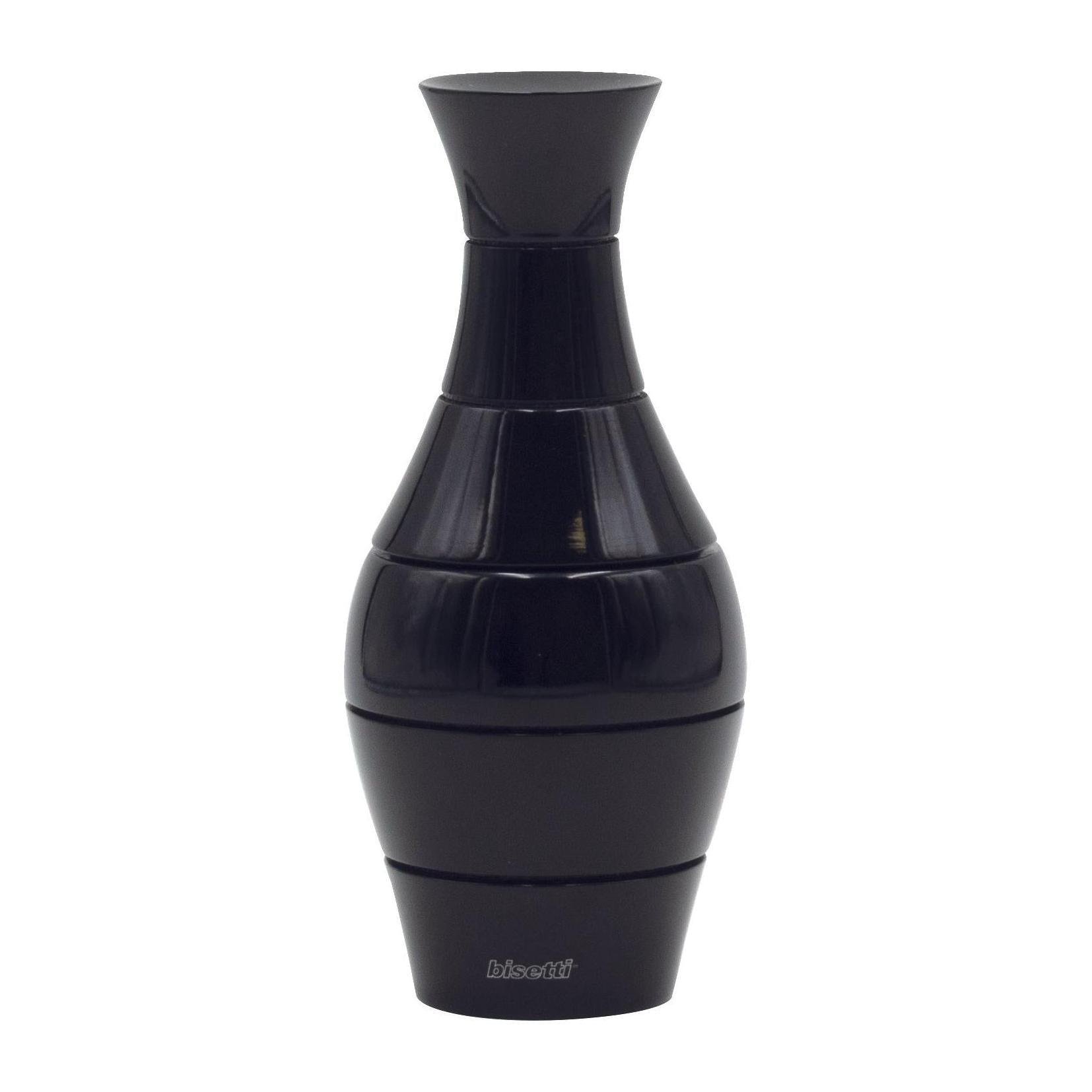 "Vaso" Spice Mill in Black Lacquered Beech