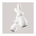 "Bunny" Spice Mill In Lacquered Beech - White